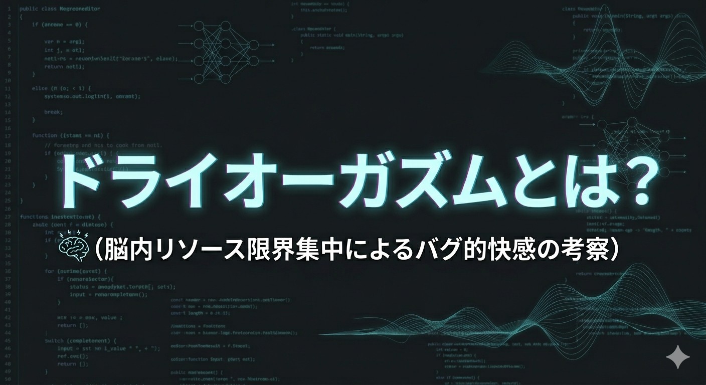 ドライオーガズムとは?「出さず」に全身が震える絶頂の仕組み